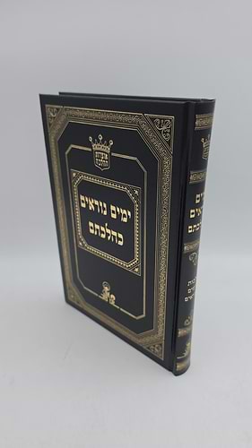ימים נוראים כהלכתם / הרב אהרון זכאי שליט