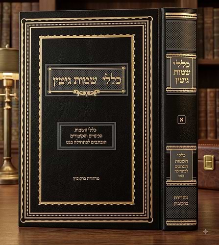 כללי שמות גיטין - מהדורת ברקוביץ / הוצאה לאור קולמוס