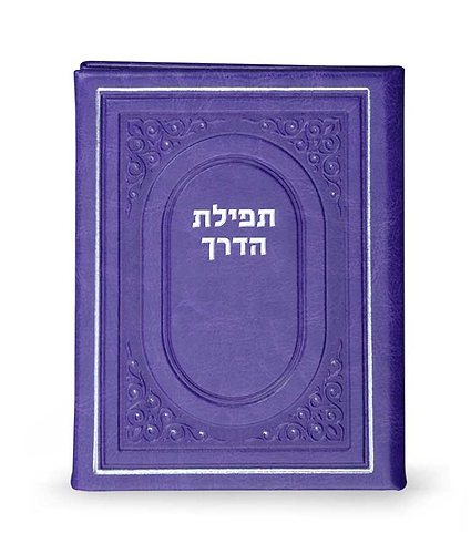 תפילת הדרך לטסים לחו”ל כריכה קשה – סגול
