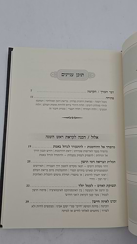 רצונו להיטיב - אלול וימים נוראים / רבי יצחק ברקוביץ - תוכן העניינים