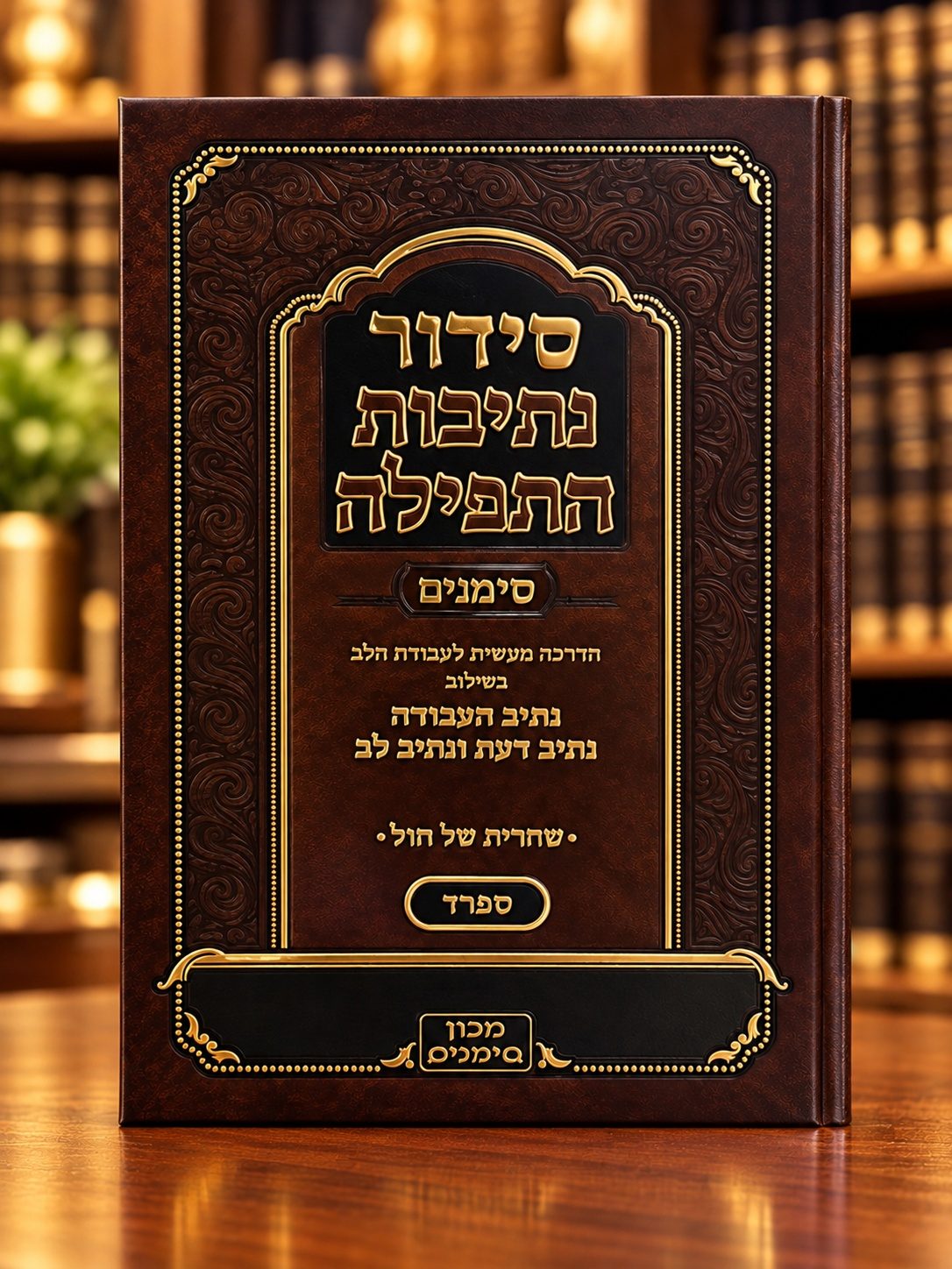 סידור נתיבות התפילה - שחרית של חול נוסח ספרד / מכון סימנים