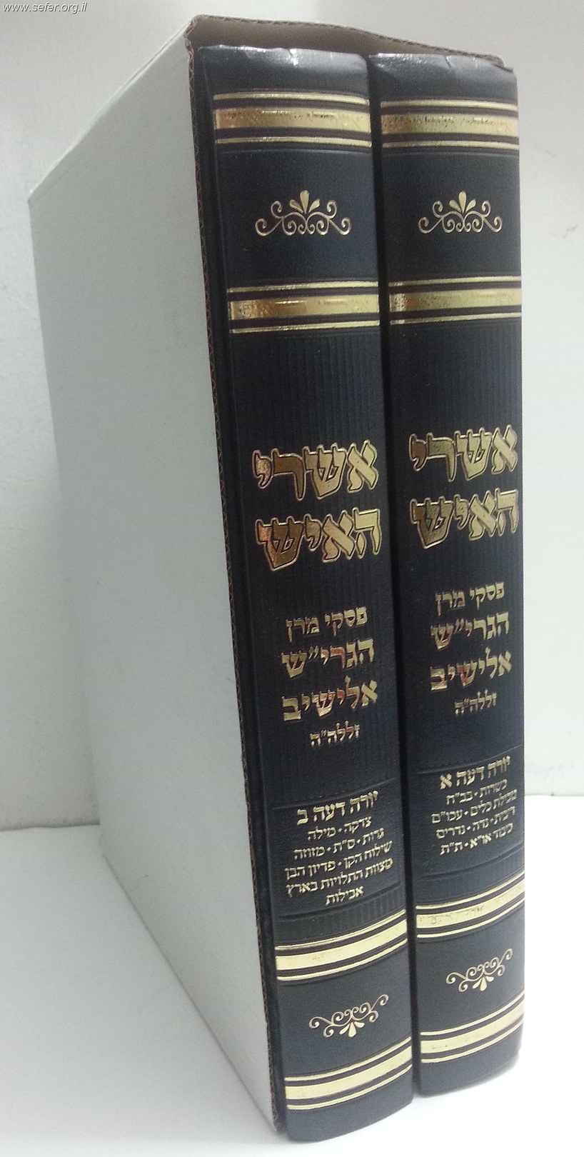 אשרי האיש - פסקי הרב אלישיב ב