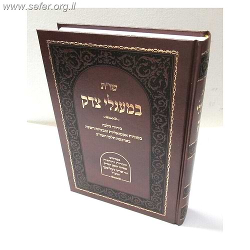 שו''ת במעגלי צדק  - בירורי הלכה בסוגיות אקטואליות