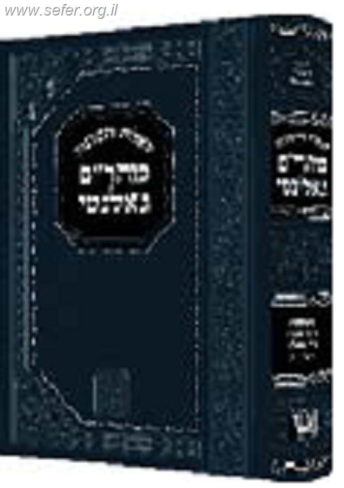 שו"ת מהר"ם גלנטי / זכרון אהרון