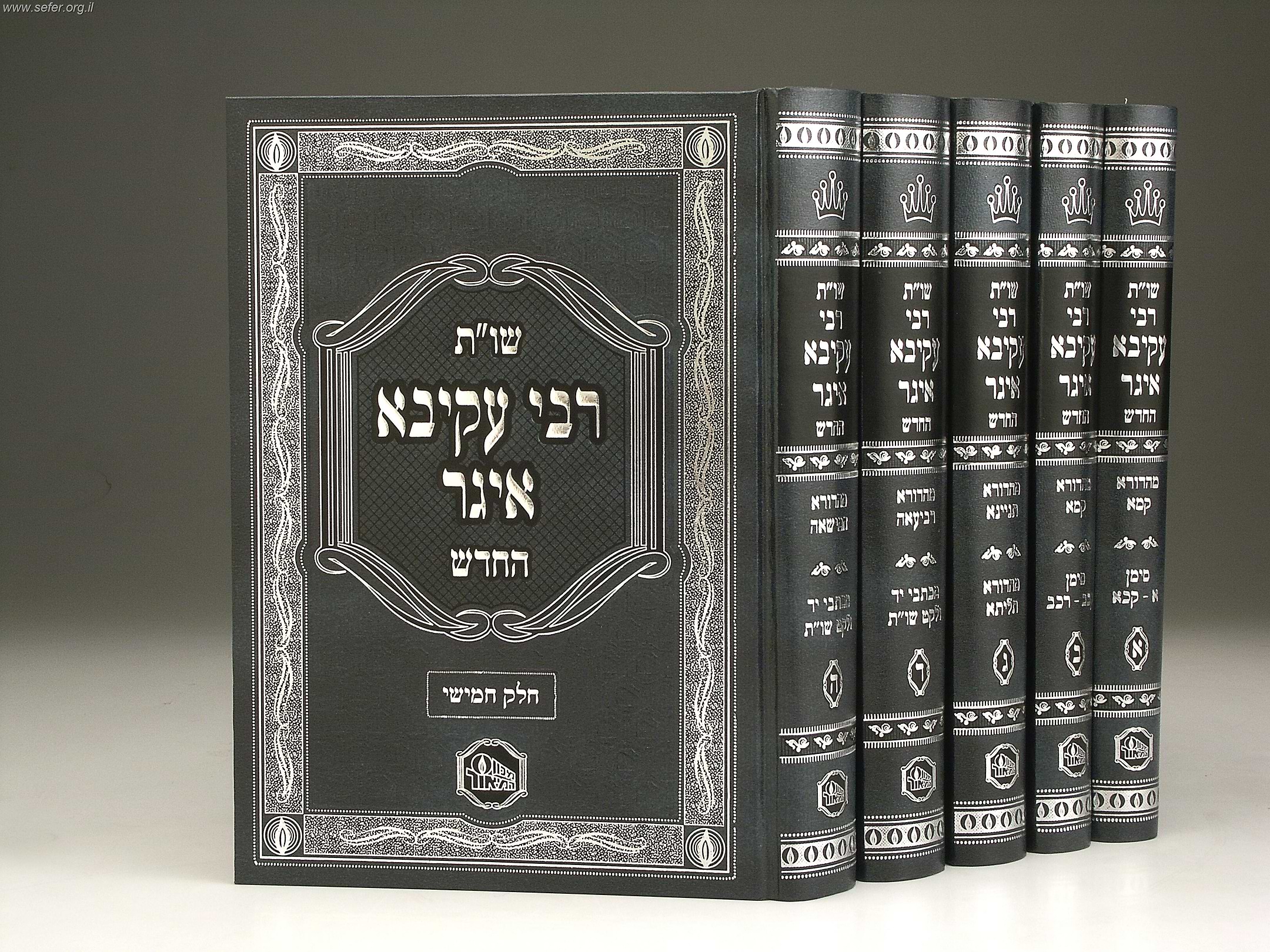 שו"ת רעק"א - שו"ת רבי עקיבא איגר בהוצאת המאור ה