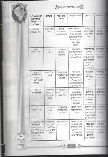 אמרי המצוה - סיכום תרי