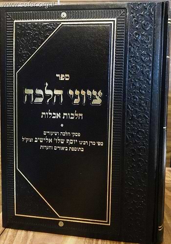 ציוני הלכה – אבלות / הרב בן ציון הכהן קוק