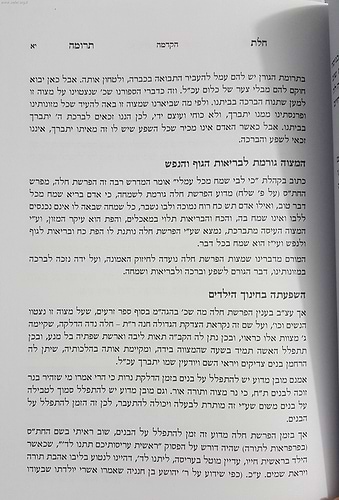 חלת תרומה - דיני הפרשת חלה / הרב משה שמש