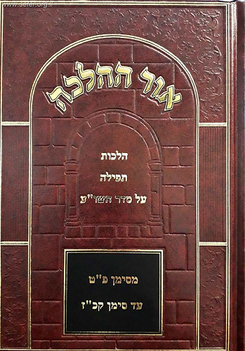 אור ההלכה - הלכות תפילה על סדר השולחן ערוך / הרב דוד כהן שליט