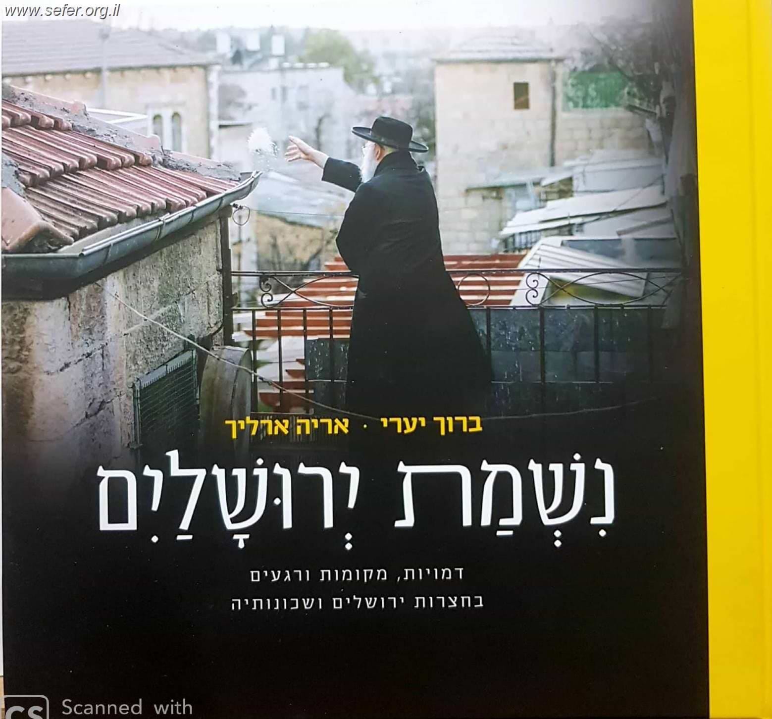 נשמת ירושלים - דמויות, מקומות ורגעים בחצרות ירושלים ושכונותיה / ברוך יערי ואריה ארליך