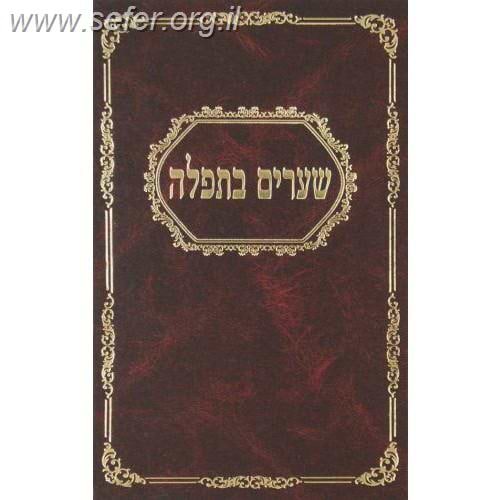 שערים בתפלה - על עשרה סוגי התפלה / הרב פינקוס
