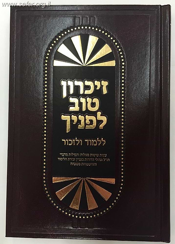 זיכרון טוב לפניך - עצות, שיטות וסגולות בעניין זכירת הלימוד