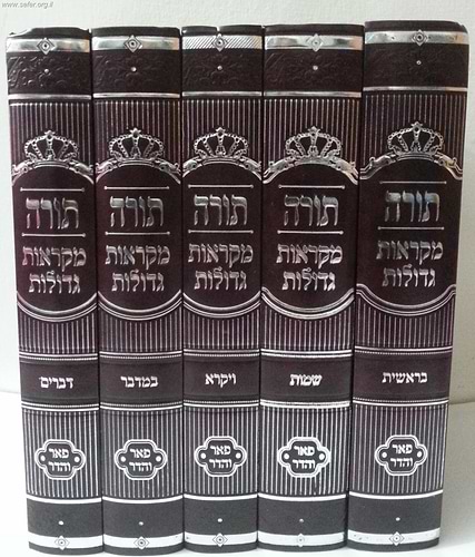 מקראות גדולות פאר והדר ה' כרכים