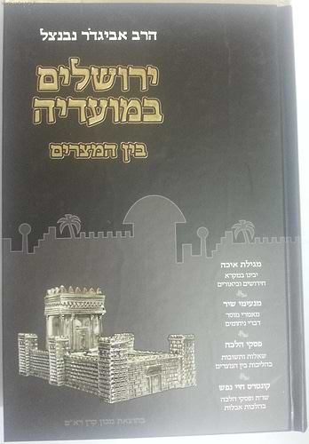 ירושלים במועדיה - בין המצרים / הרב אביגדור נבנצל