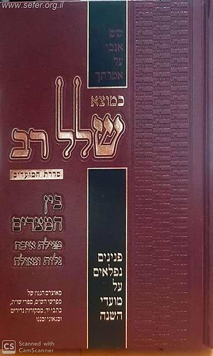 כמוצא שלל רב על המועדים - בין המצרים