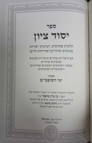 יסוד ציון - ימי השובבי