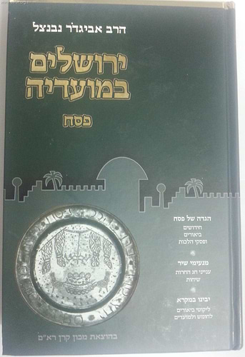 ירושלים במועדיה - פסח / הרב אביגדור נבנצל