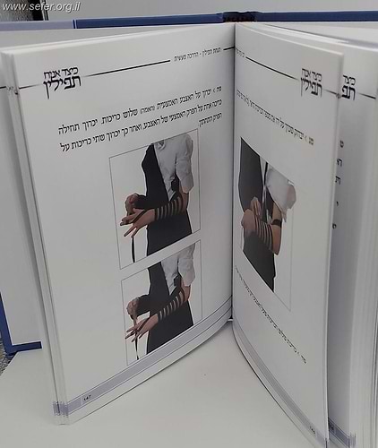 כיצד אניח תפילין - קיצור הלכות, הדרכה מעשית, הנהגות גדולי ישראל / לחתני בר מצווה