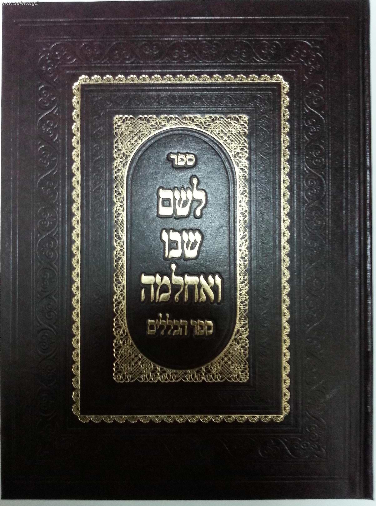 לשם שבו ואחלמה - ספר הכללים / ר