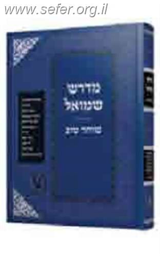 מדרש שמואל - על ספר שמואל / זכרון אהרון