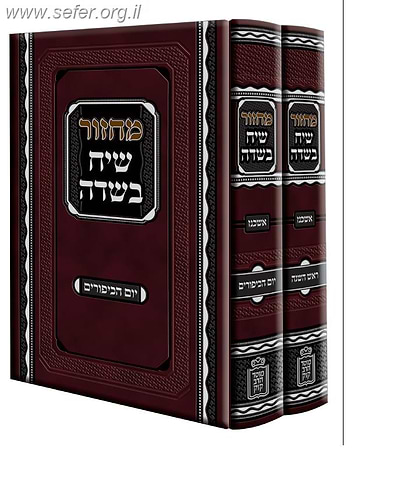 מחזורים שיח בשדה לראש השנה ויום הכיפורים / עם פירושים וביאורים מראשונים ואחרונים
