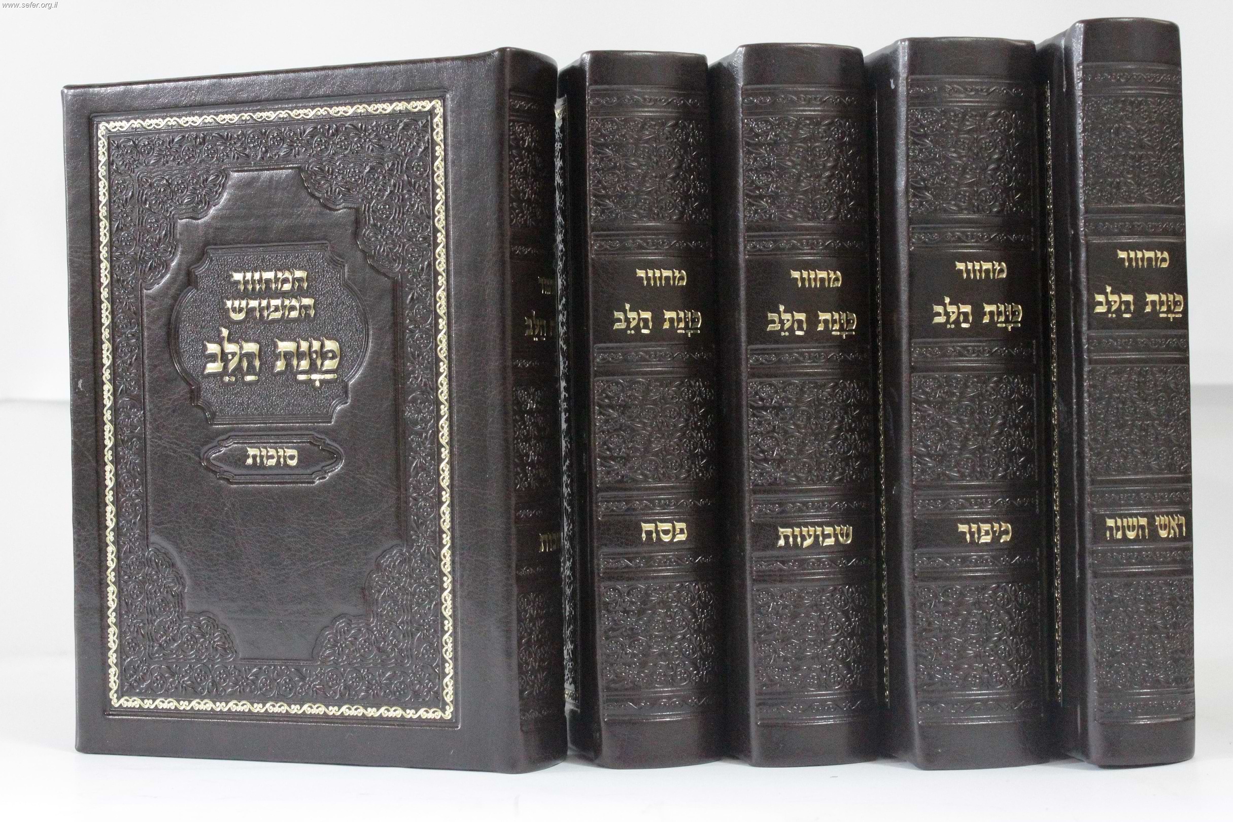 סט מחזורים כוונת הלב דמוי עור