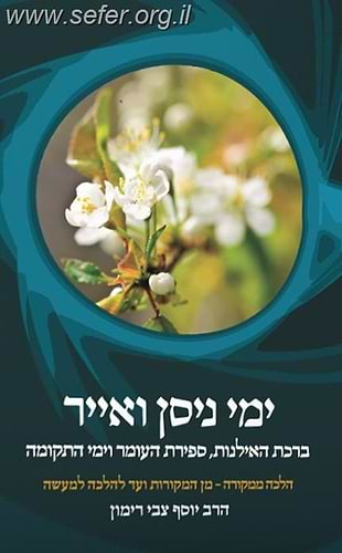 ימי ניסן ואייר - הלכה ממקורה / הרב יוסף צבי רימון