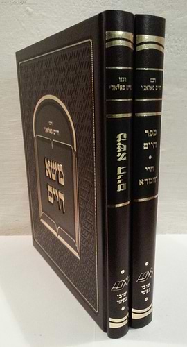 משא חיים-ספר חיים-חיי וחמרא ב' כרכים / רבי חיים פלאג'י