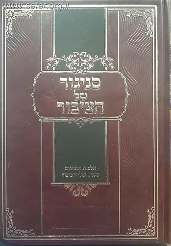 ספר סניגור של הציבור - הלכות ומנהגים בענייני שליח ציבור