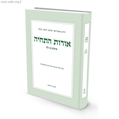 ביאורים לאורות התחיה א' / הרב זאב סולטנוביץ'