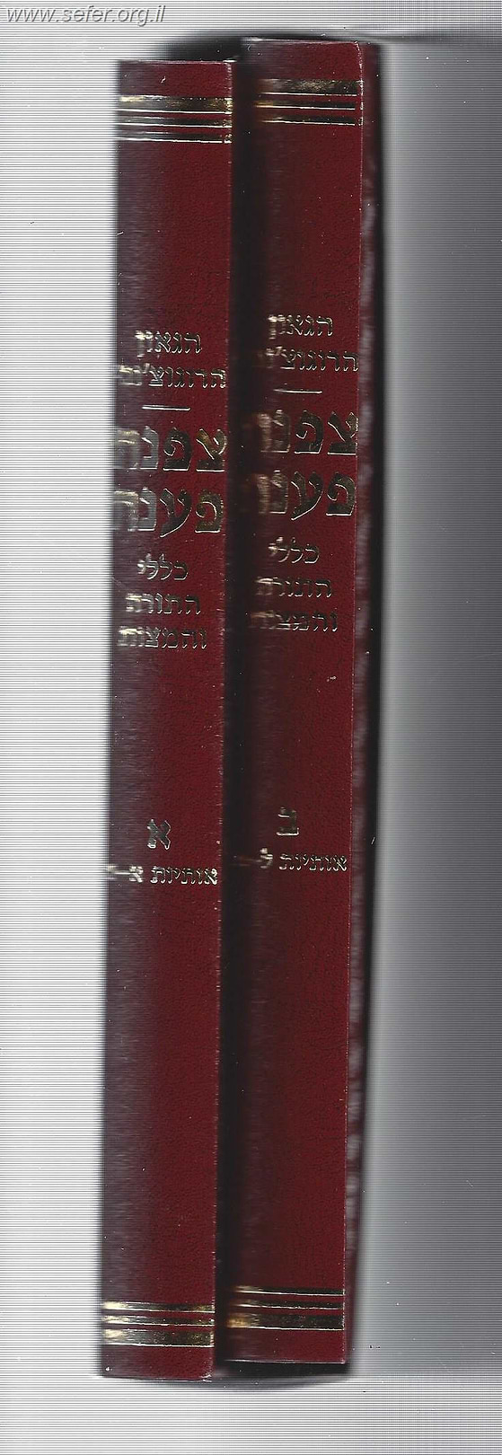 צפנת פענח כללי התורה והמצוות ב