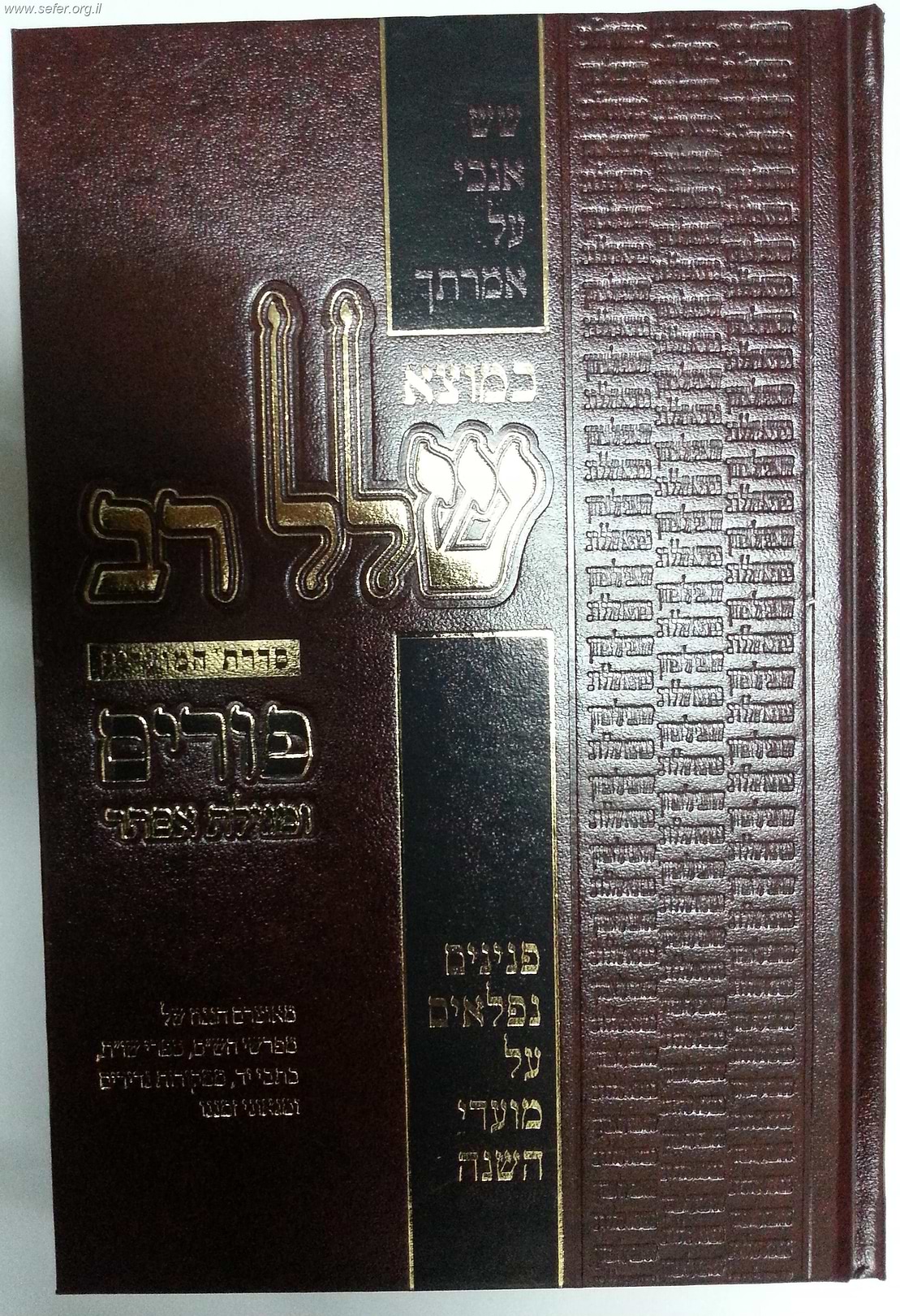 כמוצא שלל רב - פורים / אברהם ישראל רוזנטל