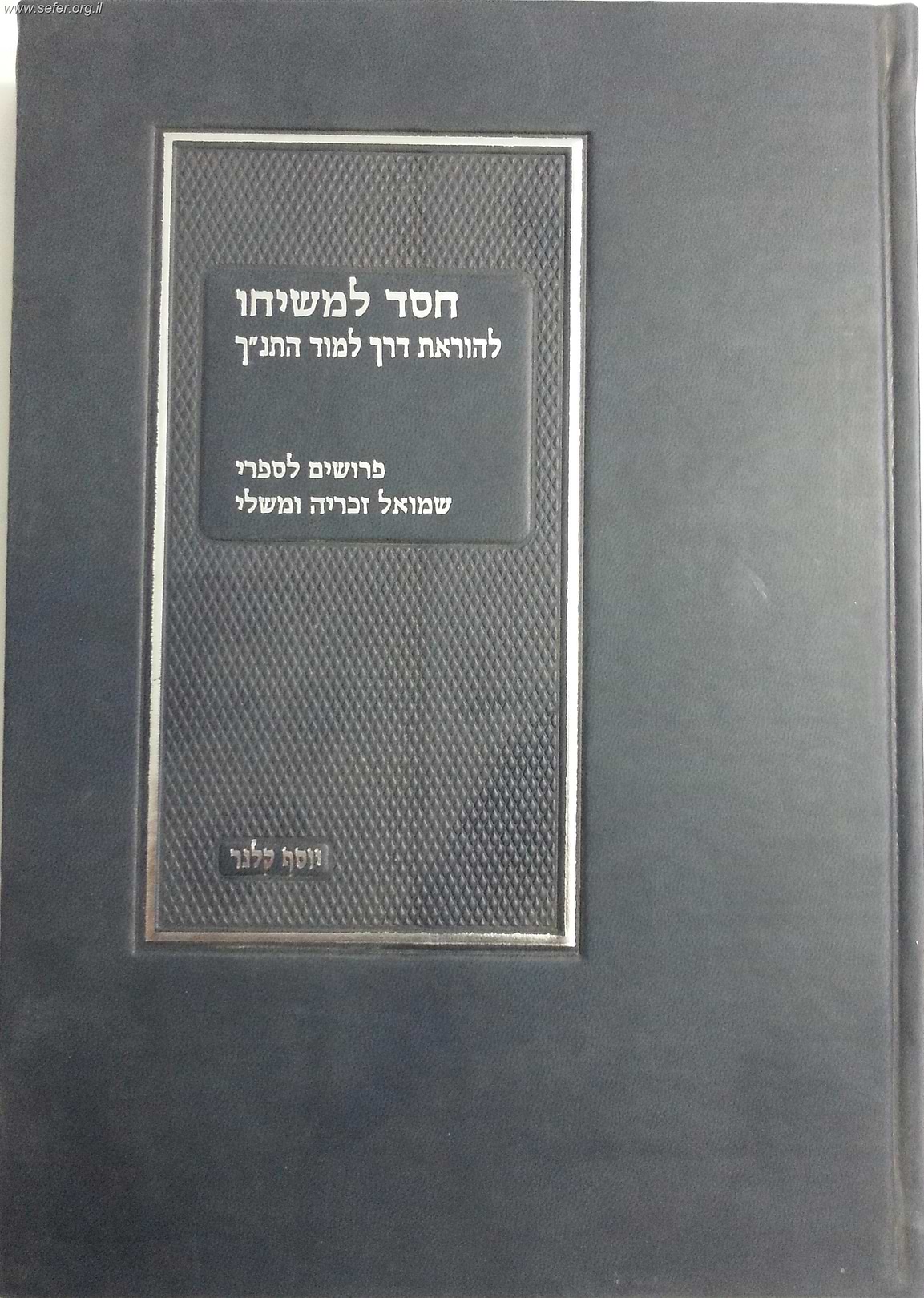 חסד למשיחו / הרב יוסף קלנר