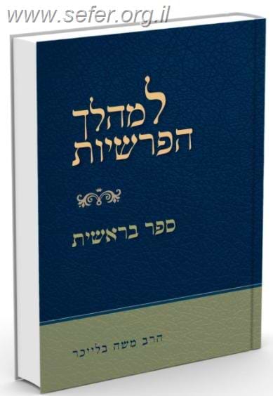 למהלך הפרשיות - בראשית / הרב משה בלייכר