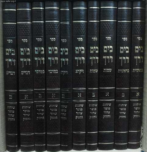 בים דרך על התורה י' כרכים / הרב לוגאסי