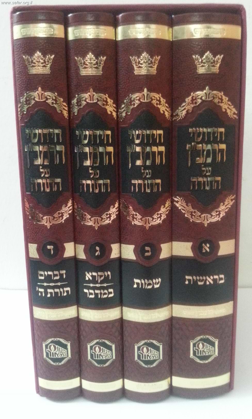 חידושי הרמב"ן על התורה המאור ד