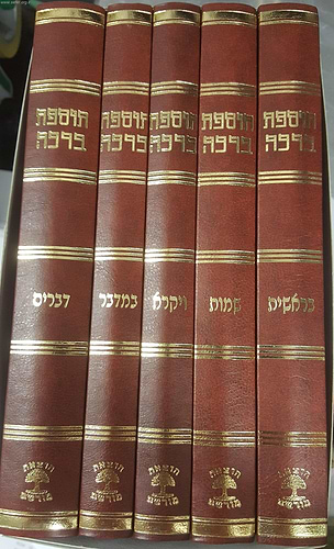 תוספת ברכה על התורה ה' כרכים / הרב ברוך הלוי אפשטיין