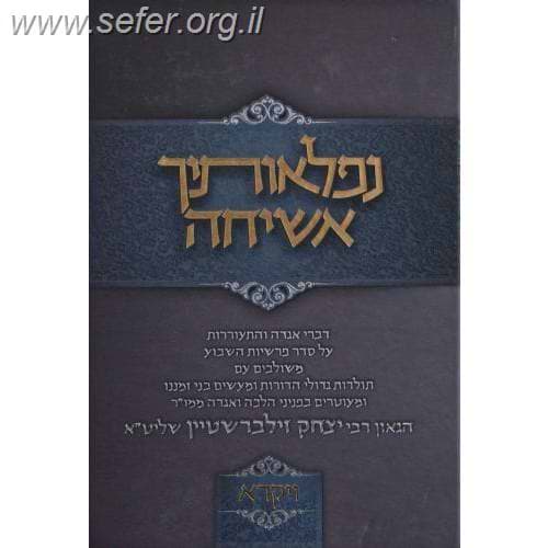 נפלאותיך אשיחה - ויקרא / הרב יצחק זילברשטיין