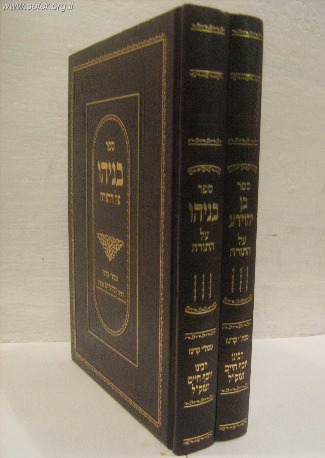 בניהו על התורה / בן יהוידע על התורה ב