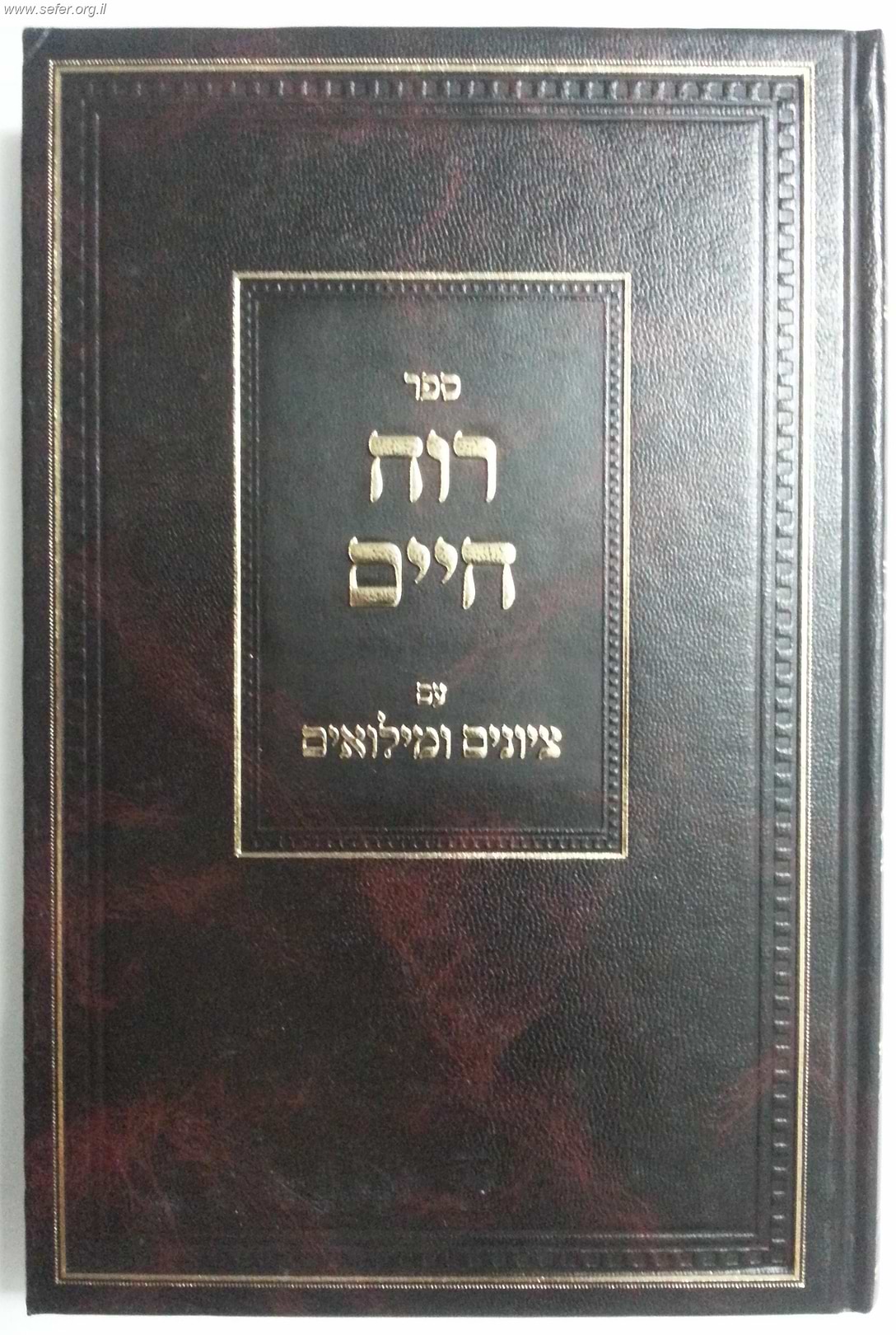 רוח חיים - על פרקי אבות עם ציונים ומילואים / ר