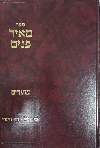 מאיר פנים על המועדים - ימי אלול וחגי תשרי / הרב מאיר גולדויכט