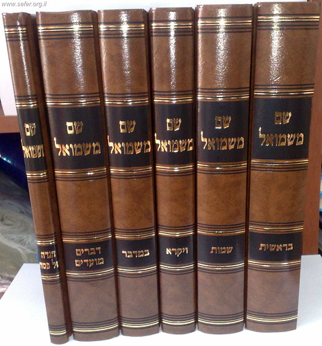 שם משמואל - על התורה והמועדים ו' כרכים