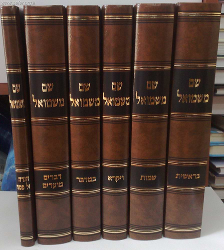 שם משמואל - על התורה והמועדים ו' כרכים