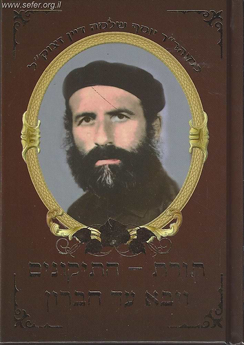תורת - התיקונים ויבא עד חברון / הרב יוסף שלמה דיין זצוק