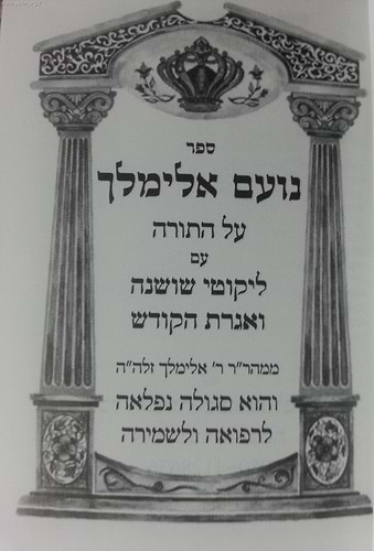 נועם אלימלך כיס בניילון