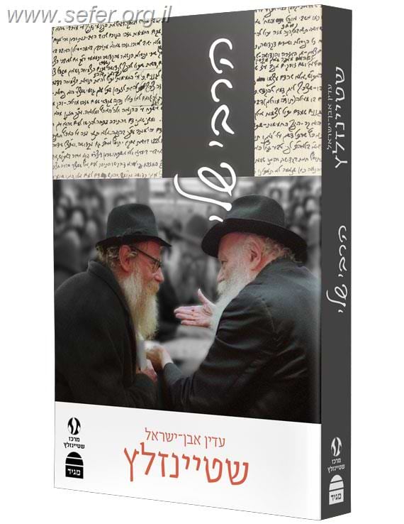 הרבי שלי / הרב עדין אבן - ישראל שטיינזלץ