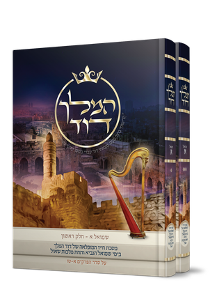 המלך דוד ב' כרכים (כרך א'-ב') - מסכת חייו המופלאה של דוד המלך / הרב אליהו עמר מחבר הספרים 'מעבר לסגולה'