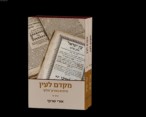 מקדם לעין - עיונים בפרק חלק סט ב' כרכים / הרב אורי שרקי