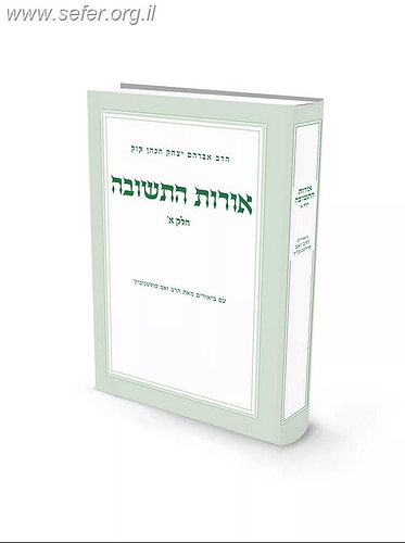 אורות התשובה – חלק א’ / הרב זאב סולטנוביץ’