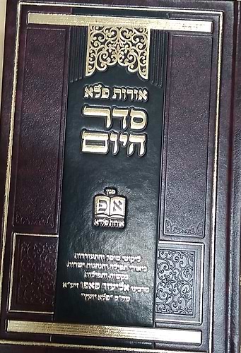 אורות פלא - סדר היום / ליקוטים מרבי אליעזר פאפו זיע